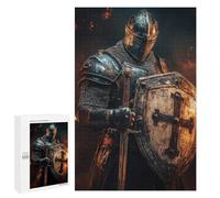 1000 PCS Puzzle For Teenagers Medieval Knight Armor Set -3 Adult Jigsaw Puzzles Stress Reliever Challenging To Complete Birthday And Unique Gifts 1000 PCS