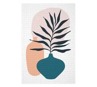 1000 PCS Puzzle For Teenagerss Abstract Plant Silhouette Art Jigsaw for Adults Brain Teaser Game Analysis And Logic Difficult And Challenge 1000 PCS