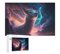 1000 PCS Puzzle For Teenagerss Art Animals Alpaca Puzzles for Adults Hands-on Game Pattern Assembly Unique Gifts for Birthday And Christmas 1000 PCS