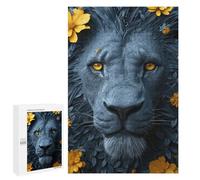 1000 PCS Puzzle For Teenagerss Blue Lion Jigsaw for Adults Anti-Stress Toys Analysis And Logic Parent-child Interaction 1000 PCS