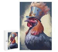 1000 PCS Puzzle For Teenagerss Chicken Engaging Puzzles for Adults DIY Toys But Fun And Humorous Unique Gifts for Birthday And Christmas 1000 PCS