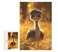 1000 PCS Puzzle For Teenagerss Cute Ostrich Chick Puzzles for Adults Hands-on Game Pattern Assembly Unique Gifts for Birthday And Christmas 1000 PCS