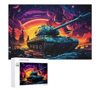 1000 PCS Puzzle For Teenagerss Fantasy Tank Adventure -1 Puzzles for Adults Hands-on Game Pattern Assembly Unique Gifts for Birthday And Christmas 1000 PCS