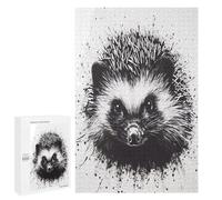 1000 PCS Puzzle For Teenagerss Hedgehog Handdrawn Puzzles for Adults Hands-on Game Pattern Assembly Unique Gifts for Birthday And Christmas 1000 PCS