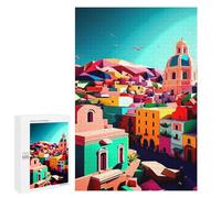 1000 PCS Puzzle For Teenagerss Mexico City Adult Jigsaw Puzzle Toy Wall Decor Hand Speed Race Unique Gifts for Birthday And Christmas 1000 PCS