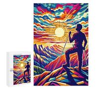 1000 PCS Puzzle For Teenagerss Rock Climbing Wpap Pop Art Puzzles for Adults DIY Toys But Fun And Humorous Unique Gifts for Birthday And Christmas 1000 PCS