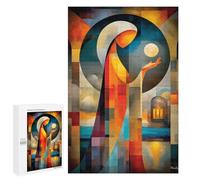 1000 PCS Puzzle For Teenagerss Selene - Cubist Minimal Mythology Abstract Puzzles for Adults DIY Toys But Fun And Humorous Unique Gifts for Birthday And Christmas 1000 PCS