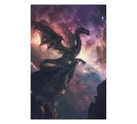 1000 PCS Puzzle For Teenagerss Space Dragon On The Edge Jigsaw for Adults Brain Teaser Game Analysis And Logic Difficult And Challenge 1000 PCS