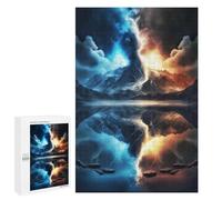 1000 PCS Puzzle Für Erwachsene Volcano Reflections Nature's Dramatic Display Puzzles Für Erwachsene Puzzle Verbessert Das Gedächtnis Wunschliste Mit Weihnachtsmann Stressabbau Geschenke 1000 PCS