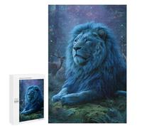 1000 PCS Puzzles for Adults Enchanted Forest Lion Majesty Jigsaw Puzzles for Adults Improve Memory Help The Brain Exercise Gifts for Friends And Family 1000 PCS