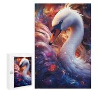 1000 PCS Puzzles for Adults Enchanted Swan Fantasy -2 Jigsaws for Adults Relaxing Games Presents for Women Unique Gifts for Birthday And Christmas 1000 PCS