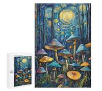 1000 PCS Puzzles for Adults Magic Mushroom Forest Jigsaw Puzzles for Adults Improve Memory Help The Brain Exercise Gifts for Friends And Family 1000 PCS