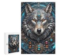 1000 PCS Puzzles for Adults Mega Steampunk Wolf Adult Jigsaw Family Games Precision Cutting Unique Gifts for Birthday And Christmas 1000 PCS