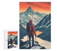 1000 PCS Puzzles for Adults Mountain Climber Jigsaws for Adults Relax Games Presents for Women Birthday And Unique Gifts 1000 PCS