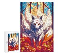 1000 PCS Puzzles for Adults Mystical Kitsune Puzzle For Teenagerss Hand Speed Race Train Your Brain And Hands Addictive Toys to Cultivate Patience 1000 PCS
