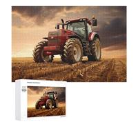 1000 PCS Puzzles for Adults Powerful Farm Tractor in Action -15 Jigsaws for Adults Relaxing Games Presents for Women Unique Gifts for Birthday And Christmas 1000 PCS