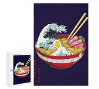 1000 PCS Puzzles for Adults Ramen Wave Art Jigsaws for Adults Relax Games Presents for Women Birthday And Unique Gifts 1000 PCS