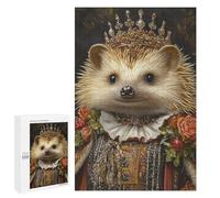 1000 PCS Puzzles for Adults Royal Hedgehog Portrait-1 Jigsaw Puzzles for Adults Improve Memory Help The Brain Exercise Gifts for Friends And Family 1000 PCS