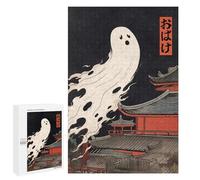 1000 PCS Puzzles for Adults Spooky Ghost Yurei Obake Jigsaws for Adults Relax Games Presents for Women Birthday And Unique Gifts 1000 PCS