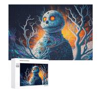 1000 PCS Puzzles for Adults Whimsical Ghostly Figure in A Surreal Forest Jigsaws for Adults Relaxing Games Presents for Women Unique Gifts for Birthday And Christmas 1000 PCS