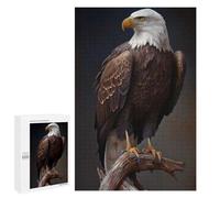`1000 PCS Puzzles for Teenagerss American Bald Eagle Puzzles for Adults Family Games Difficult Challenge Help The Brain Exercise 1000 PCS