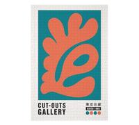 1000 PCS Puzzles for Teenagerss Botanical Abstract Shape Jigsaw Puzzle Brain Teaser Game Presents for Women Deal As Gifts for The Whole Family 1000 PCS