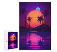 1000 PCS Puzzles for Teenagerss Celestial Horizon Harmony Puzzle for Adults Fun Games Staycation Kill Time Help The Brain Exercise 1000 PCS