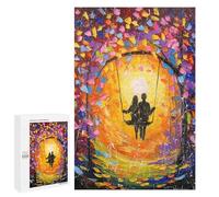 `1000 PCS Puzzles for Teenagerss Eternal Love Puzzles for Adults Family Games Difficult Challenge Help The Brain Exercise 1000 PCS