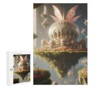 1000 PCS Puzzles for Teenagerss Floating Palace with Butterfly Puzzle for Adults Fun Games Staycation Kill Time Help The Brain Exercise 1000 PCS