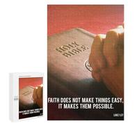 1000 PCS Puzzles for Teenagerss Holy Bible Quote Puzzle for Adults Fun Games Staycation Kill Time Help The Brain Exercise 1000 PCS