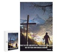 1000 PCS Puzzles for Teenagerss Jesus Hope Puzzle for Adults Fun Games Staycation Kill Time Help The Brain Exercise 1000 PCS