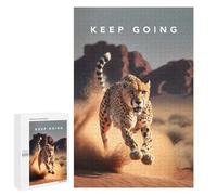 1000 PCS Puzzles for Teenagerss Keep Going Cheetah Speed Puzzle for Adults Fun Games Staycation Kill Time Help The Brain Exercise 1000 PCS