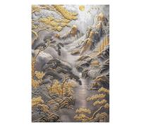 1000 PCS Puzzles for Teenagerss Platinum Cliffside Haven Jigsaw Puzzle Brain Teaser Game Presents for Women Deal As Gifts for The Whole Family 1000 PCS