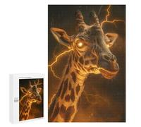 1000 PCS Puzzles for Teenagerss Scary Fantasy Giraffe Puzzle for Adults Fun Games Staycation Kill Time Help The Brain Exercise 1000 PCS