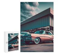 1000 PCS Puzzles for Teenagerss Vintage Car Puzzle for Adults Fun Games Staycation Kill Time Help The Brain Exercise 1000 PCS