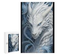 1000 PCS Puzzles White Dragon Fantasy Artwork Puzzles Für Erwachsene Fördern Das Gedächtnis, Lehrreiche Herausforderung, Spielzeug, Lernspiele 1000 PCS