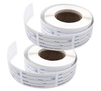 1000 pcs Removable Food Labels, Date Labels for Food Storage, Canning Jars, Pantry, and Meal Prep Containers