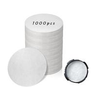 1000 Pcs Round Disposable Coffee Filters Paper for Aeropress Coffee Makers | Brown Paper Filter, Compostable, Daily Affordable for Aeropress Filters, Round Coffee Filters for Aeropress Replacement Parts