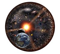 1000 Pcs Round Jigsaw Puzzle Universe Solar System