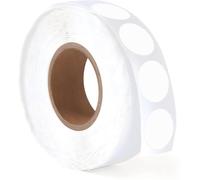 1000 PCS Round White Stickers - 13mm Self-Adhesive Writable Dot Labels on a Roll - Ideal for Office, Home, Classroom & DIY Projects - Perfect Small Circle Stickers for Coding, Marking & Organising