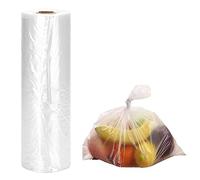 1000 Pcs sandwich bags Plastic Bag Roll Clear Polythene Fruit Vegetable Butchers Counter Bags on a Roll Plastic Food Bags Roll Plastic Sandwich Bags