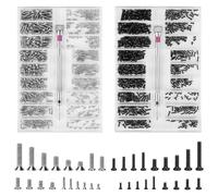1000 PCS Small Screws Assortment Kit, Tiny Micro Repair Screw Kit, M1.2 M1.4 M2 Screws Kit with Screwdriver and Tweezers, for Spectacles, Clocks, Watches, Mobile Phone, Laptop