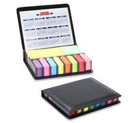 1000 Pcs Sticky Note Set, Self Sticky Page Markers with PU Box, Student Essentials Index Flags Pads for Books, Folders, Index,School Office Supplies