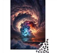 1000 Pcs Sunset_Beach_Maelstrom Jigsaw Puzzle Adult Creative Rectangular Puzzle Paper Puzzle Funny Educational Toy 1000pcs (38x26cm)