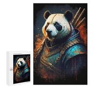 1000 PCS Teenager Pieces Jigsaw Puzzle Panda Warrior Art Print Jigsaw Puzzles for Teenagers But Fun And Humorous Help The Brain Exercise Family Fun & Game Night 1000 PCS