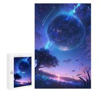 1000 PCS Teenager Puzzles Galactic Serenity Landscape Jigsaw Puzzles for Teenagers Difficult Hard Every Piece Is Unique - Birthday Present, Gifts, 1000 PCS
