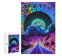 1000 PCS Teenagers Pieces Jigsaw Puzzle Vibrant Cosmic Road Puzzle for Adults Toy Wall Decor Perfect Decoration Challenging To Complete 1000 PCS