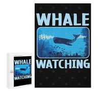 1000 PCS Teenagers Pieces Jigsaw Puzzle Whale Watching Teenagers Puzzles Toy Wall Decor Presents for Women Gifts for Friends And Family 1000 PCS