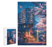 1000 PCS Teenagers Pieces Jigsaw Puzzle When The Sakura Bloom Adult Jigsaw Brain Teaser Game Birthday Present Educational Challenge 1000 PCS