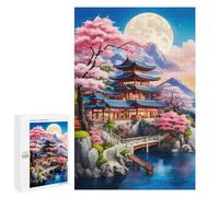 1000 PCS Teenagers Puzzles Beautiful Village In Japan Jigsaw for Teenagerss Improve Memory Every Piece Is Unique - Unique Birthday And Gifts 1000 PCS